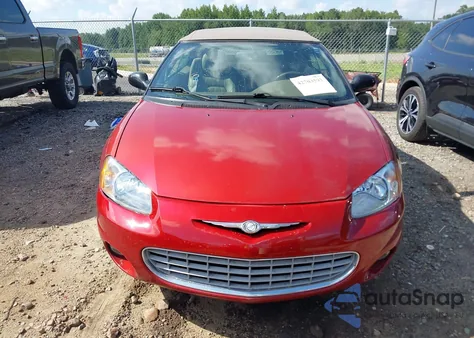 2002 Chrysler Sebring Lxi из США, поврежденный, VIN 1C3EL55R62N186770